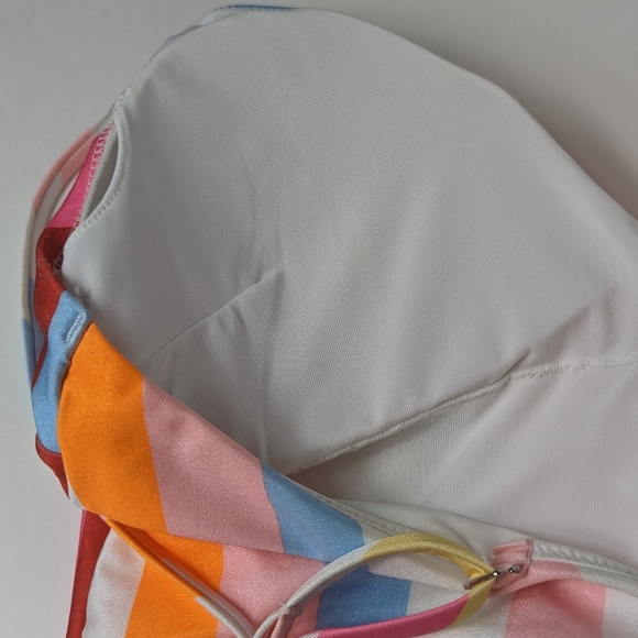 H & M stripe swim suit sz 12 NEW - Picture 9 of 9